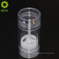 Cosmetic twist up deodorant container twist up plastic gel stick for personal care